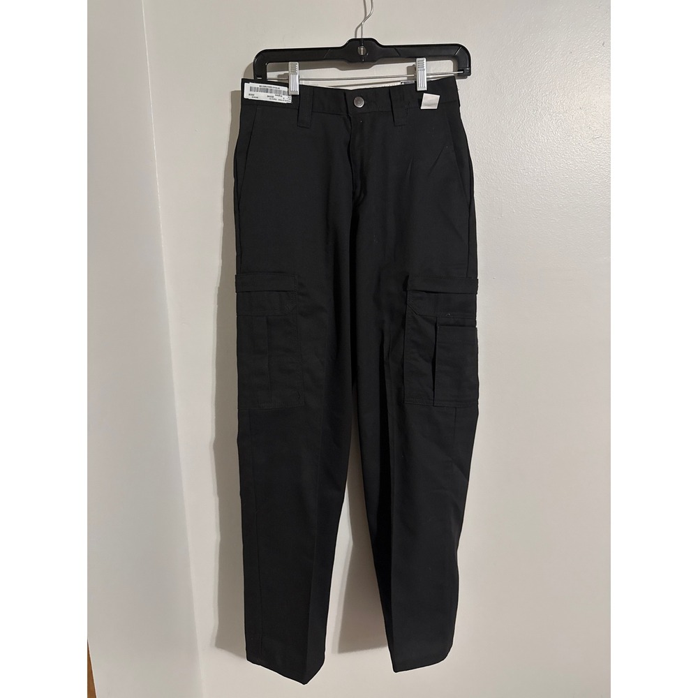 Dickies Mens Black Cargo Work Pants Occupational Wear LP72BK 28x37U NWT